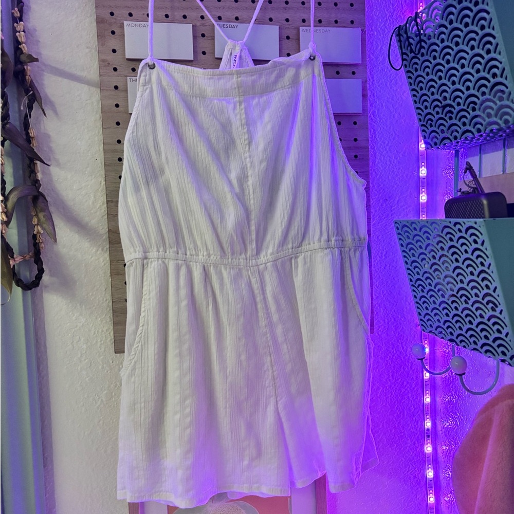 RVCA White Jumpsuit